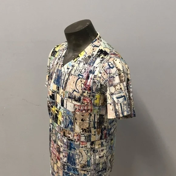 Steven land t-shirt vneck collage print regular - Picture 3 of 3